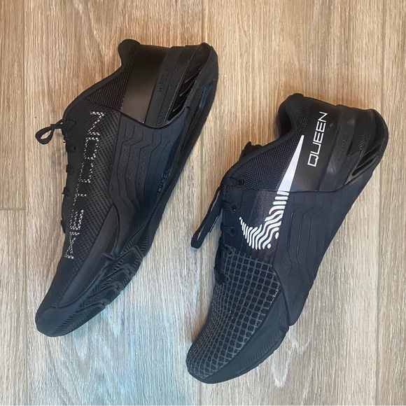 NEW Nike Metcon 7 Cross Training Shoe Men’s 8.5 Women’s 10 Black Custom - Picture 3 of 9